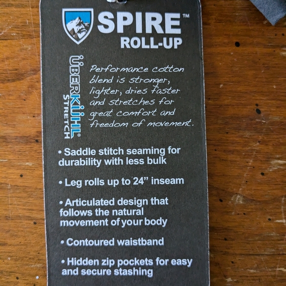 Kuhl Roll up Hiking Pants size 12 - Picture 3 of 11